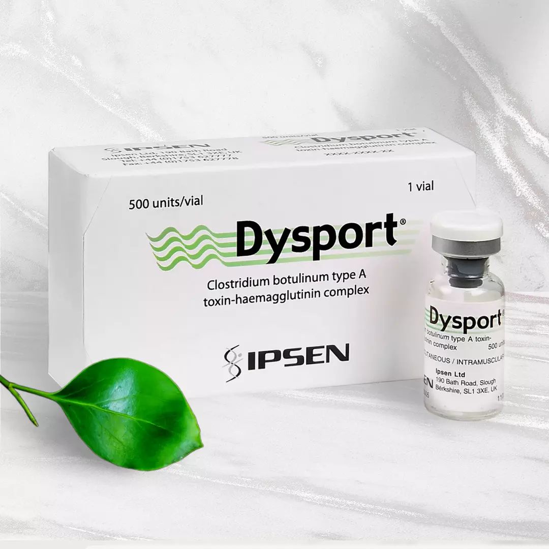 DYSPORT - ботулотоксин типа А - гемагглютинин во флаконе по 500 единиц в 1 ампуле