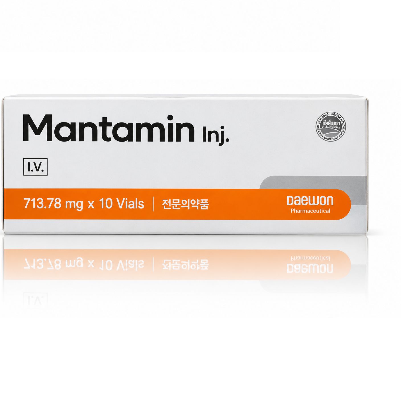 Mantamin — поливитаминный препарат для внутривенного введения, 10 флаконов X 713.78 мг