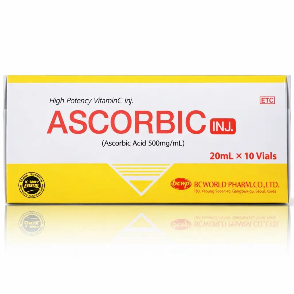 Аскорбик (Ascorbic) Аскорбиновая кислота, 20мл*10флаконов