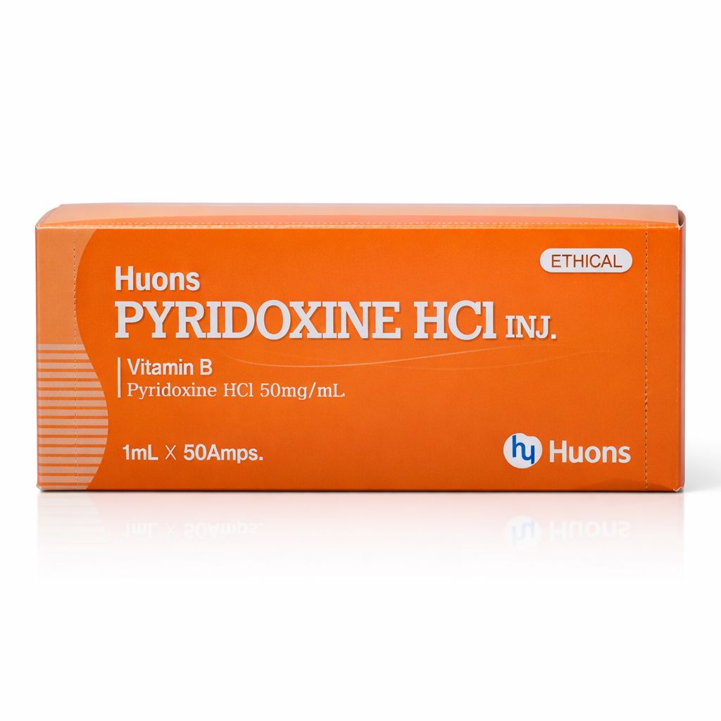 Пиридоксин (Pyridoxine HCL inj.) Витамин В5, 1 мл х 50 ампул
